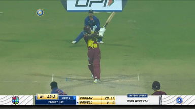 IND vs WI 2022, 3RD T20I: Rovman Powell Six