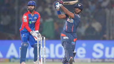 Nicholas Pooran's explosive knock of 61(27)