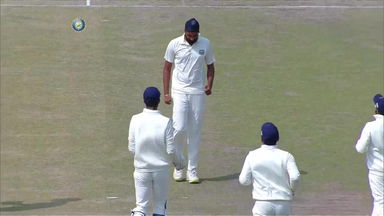Baltej Singh's impressive 5/33 against Tripura