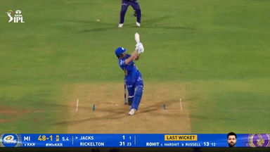 IPL 2025 M12: MI vs KKR - Will Jacks Six