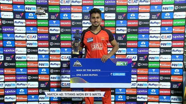M40: GT vs SRH – Man of the Match – Umran Malik