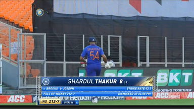 IND vs WI 2022, 2ND ODI: Shardul Thakur Wicket