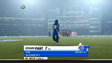 IND vs WI 2019, 3rd ODI: Rishabh Pant Wicket