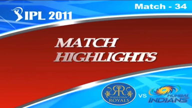 IPL 2011 Match 34 Highlights RR vs MI