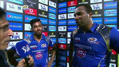 M51: MI vs KKR – Kieron Pollard & Hardik Pandya Interview