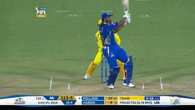 Final: MI vs CSK – Kieron Pollard Six