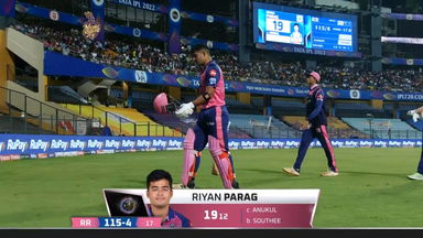 M47: KKR vs RR – Riyan Parag Wicket