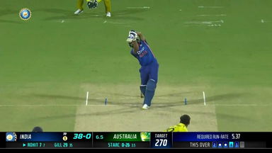 IND vs AUS 2023, 3RD ODI:  Rohit Sharma  Six