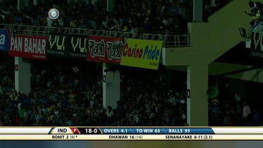 3RD T20I: IND vs SL –  Rohit Sharma Six