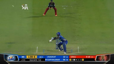 M18: RCB vs MI – Suryakumar Yadav Six