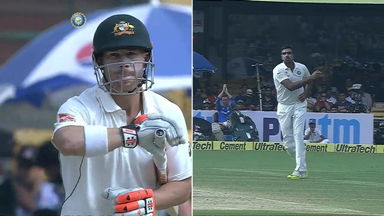Ashwin 1 Warner 0