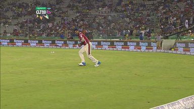 CLT20 2014 M13: KXIP vs NK  –   Karanveer Singh's four for