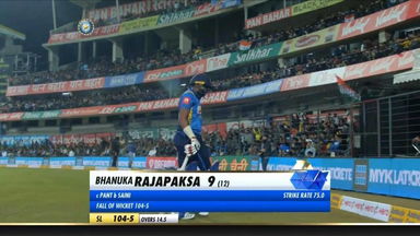 IND vs SL 2020, 2nd T20I: Bhanuka Rajapaksa Wicket