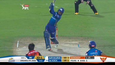 M56: SRH vs MI – Quinton de Kock Six