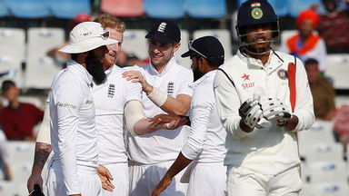 IND vs ENG 2016, 3rd Test : IND 1st Innings Fall of Wickets
