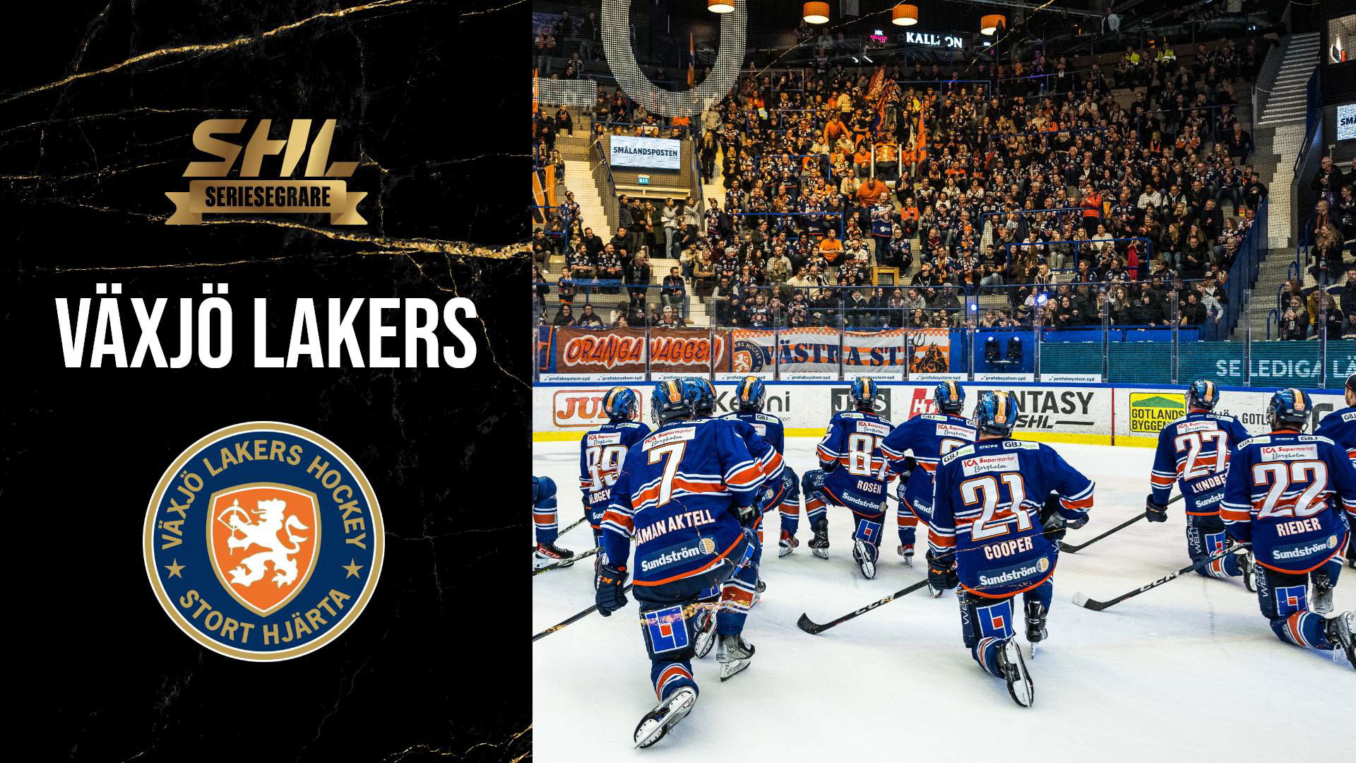 SERIESEGRARE I SHL 2022/2023 - VÄXJÖ LAKERS