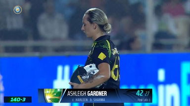 IND-W vs AUS-W 2022, 4TH T20I: Ashleigh Gardner  Wicket