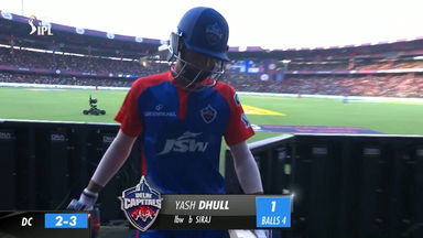 M20: RCB vs DC –  Yash Dhull  Wicket