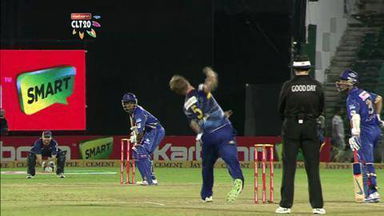 M18: RR vs OT –  Sanju Samson  b Neesham