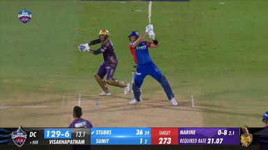 M16: DC vs KKR – Tristan Stubbs Six