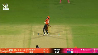 IPL 2026 Eliminator: SRH vs RR - Ishan Kishan Six