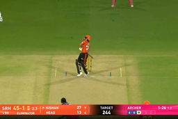 IPL 2026 Eliminator: SRH vs RR - Ishan Kishan Six