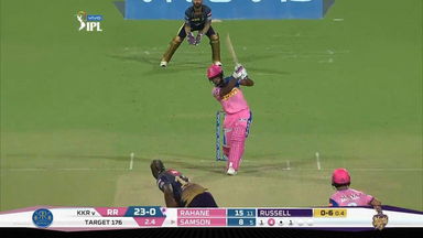 M43: KKR vs RR – Sanju Samson Six