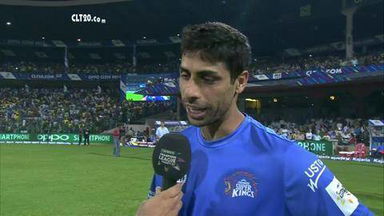 CLT20 2014 M23: KKR vs CSK  –   Interview – Ashish Nehra