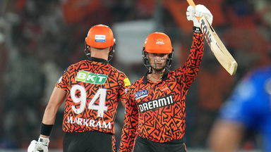Audacious Abhishek lights up Hyderabad with 63(23)