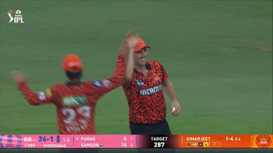 IPL 2025 M02: SRH vs RR - Riyan Parag Wicket