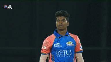 Beaten all ends up! Vastrakar roars with Ashleigh Gardner's wicket