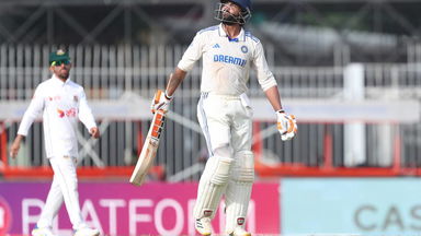 Jadeja entertains Chepauk with two stylish strokes