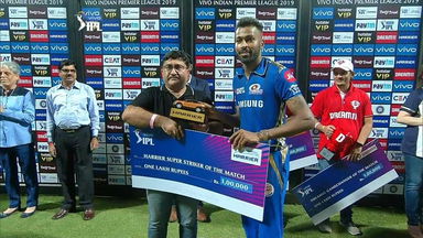 M27: MI vs RR – Harrier Super Striker of the Match – Hardik Pandya