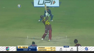 IND vs WI 2022, 3RD T20I: Romario Shepherd Six