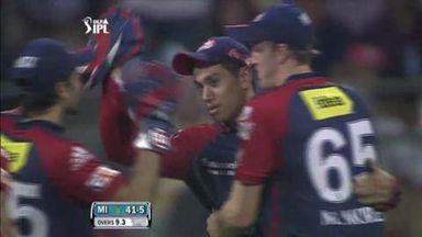 Match 19 DD vs MI – Sharma's Wicket