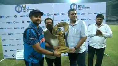 Syed Mushtaq Ali Trophy:  Baroda vs UP, Post-match presentation ceremony