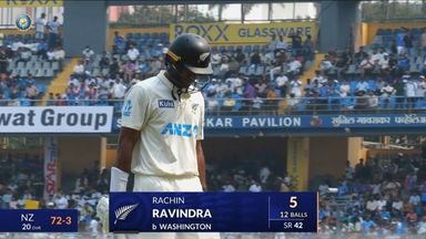 IND vs NZ 2024, 3rd Test: Rachin Ravindra Wicket