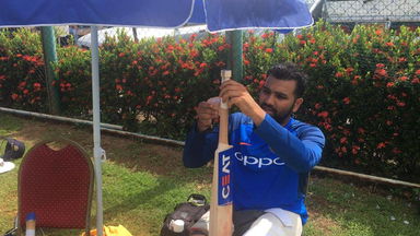Presenting bat professor - Rohit Sharma