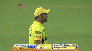 M30: KKR vs CSK – MS Dhoni Wicket