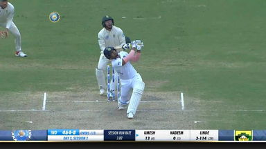 IND vs SA 2019, 3rd Test, Day 2: Umesh Yadav Six