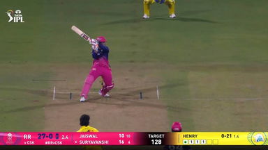 IPL 2026 M03: RR vs CSK - Vaibhav Sooryavanshi Six