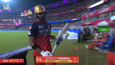 IPL 2026 M16: RR vs RCB - Devdutt Padikkal Wicket