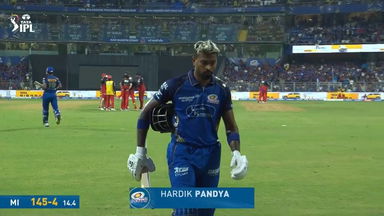 IPL 2026 M20: MI vs RCB - Hardik Pandya Wicket