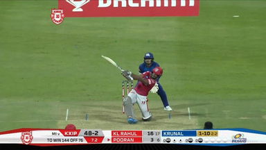 M13: KXIP vs MI – Nicholas Pooran Six
