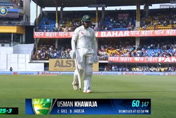 IND vs  AUS 2023, 3RD Test: Usman Khawaja  Wicket