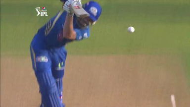 M22: MI vs KXIP–  Ben Dunk Wicket