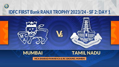 Ranji Trophy 2023/24, Mumbai vs Tamil Nadu, SF 2, Day 1: Match Highlights