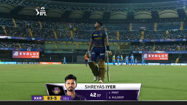 M41: DC vs KKR – Shreyas Iyer Wicket