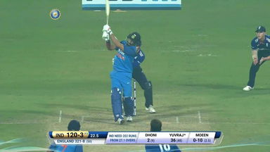 IND vs ENG 2017, 3rd ODI : Yuvraj Singh Six