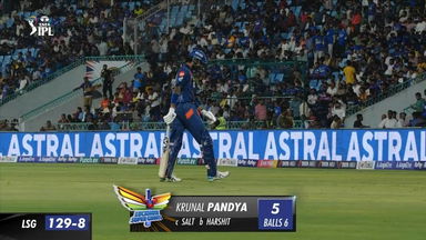 M54: LSG vs KKR – Krunal Pandya Wicket
